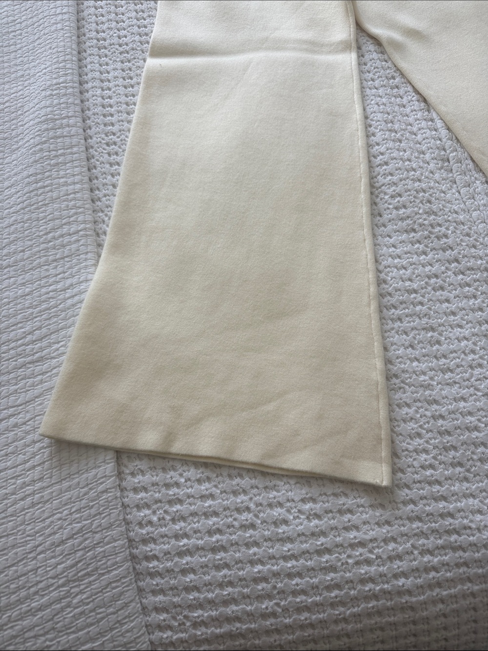 Luminary Cream Knit Button-Front Shell & Pant Set - Picture 5 of 12